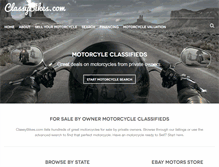 Tablet Screenshot of classybikes.com